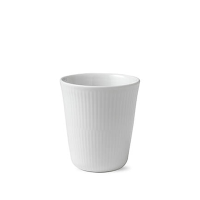 Royal Copenhagen Hvid Riflet termokop 29 cl