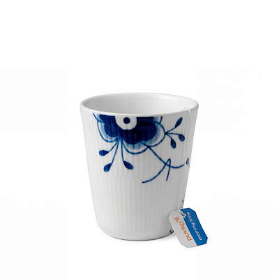 Royal Copenhagen Blå Mega Riflet termokop 29 cl