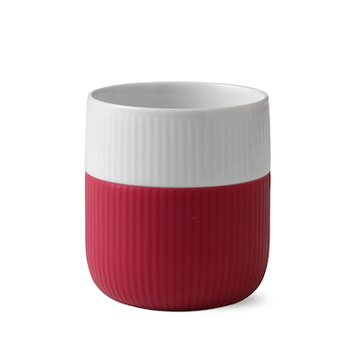 Royal Copenhagen Riflet Contrast krus hindbær 35 cl