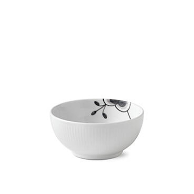 Royal Copenhagen Sort Mega Riflet Skål 47 cl