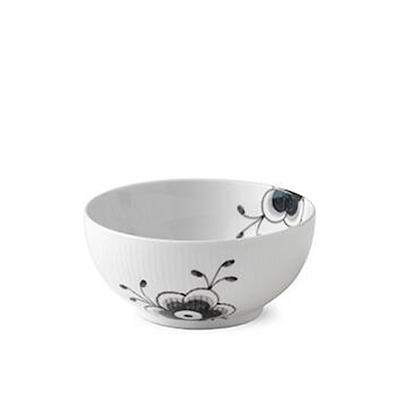 Royal Copenhagen Sort Mega Riflet skål 73 cl