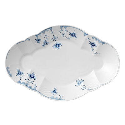 Royal Copenhagen Blå Elements fad 38,5 cm