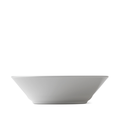 Royal Copenhagen hvid Riflet dyb tallerken 17 cm