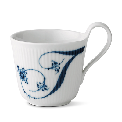 Royal Copenhagen Alfabet krus T blå 33 cl