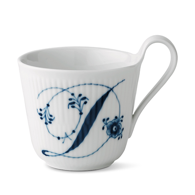 Royal Copenhagen Alfabet krus D blå 33 cl