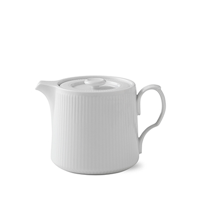 Royal Copenhagen Hvid Riflet tekande 0,75 liter