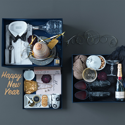 Royal Copenhagen Sort Mega Riflet fad sort 24 cm