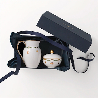 Royal Copenhagen Stjerne Riflet Jul kande multifarvet 39 cl