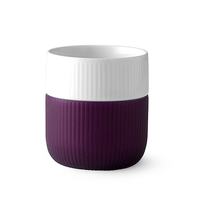 Royal Copenhagen Riflet Contrast krus aubergine 33 cl