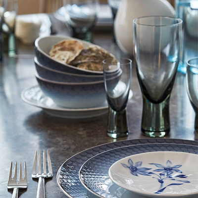 Royal Copenhagen Blomst tallerken Pinselilje 15 cm