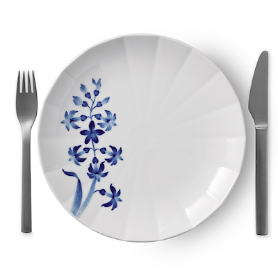 Royal Copenhagen Blomst tallerken Hyacint 22 cm