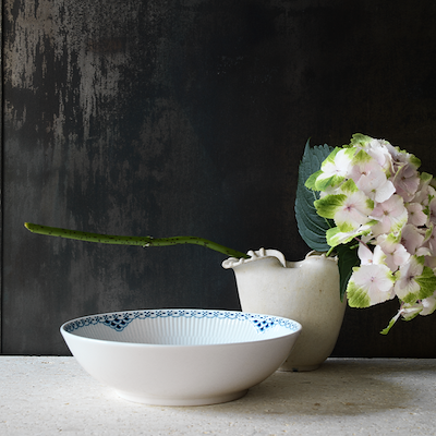 Royal Copenhagen Prinsesse skål blå 21 cm