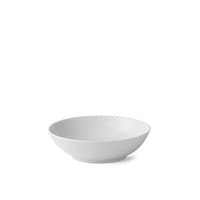 Royal Copenhagen Hvid Halvblonde Skål 110 cl/21,5 cm
