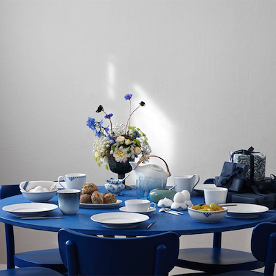 Royal Copenhagen Hvid Halvblonde kop hvid 33 cl