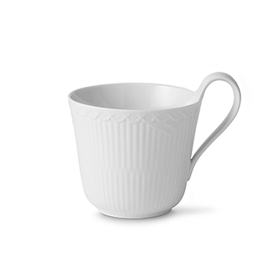 Royal Copenhagen Hvid Halvblonde kop hvid 33 cl