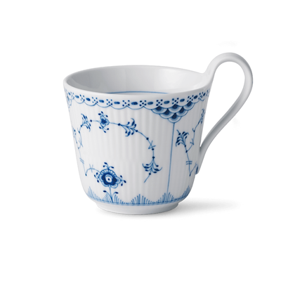 Royal Copenhagen Musselmalet Riflet højhankskop 33 cl