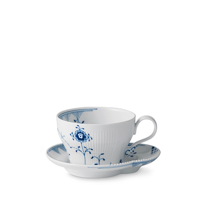 Royal Copenhagen Blå Elements kop og underkop 26 cl