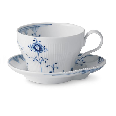 Royal Copenhagen Blå Elements kop og underkop 26 cl