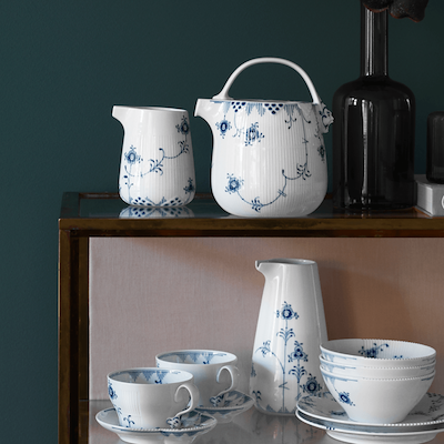 Royal Copenhagen Blå Elements tekande blå 0,95 liter