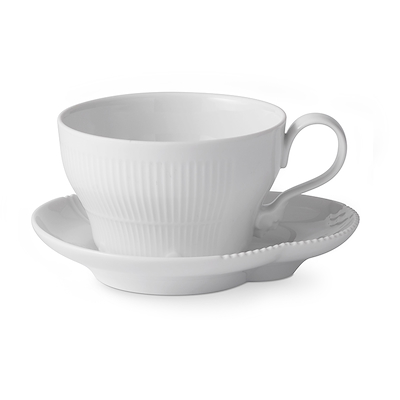Royal Copenhagen Hvid Elements tekop hvid 26 cl