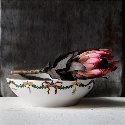 Royal Copenhagen Stjerne Riflet Jul skål 220 cl