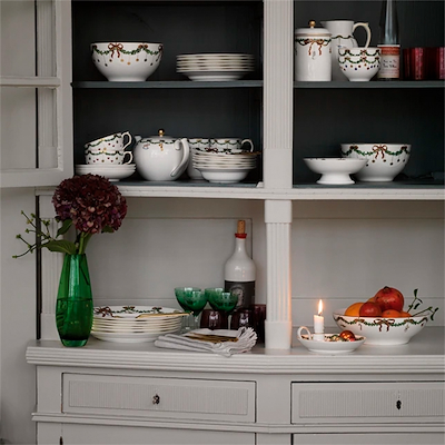 Royal Copenhagen Stjerne Riflet Jul skål 220 cl