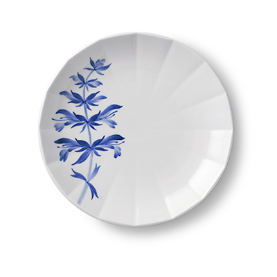 Royal Copenhagen Blomst tallerken Salvie 19 cm