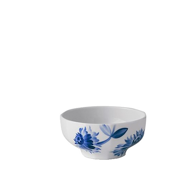 Royal Copenhagen Blomst skål Frøkenhat blå 11 cm