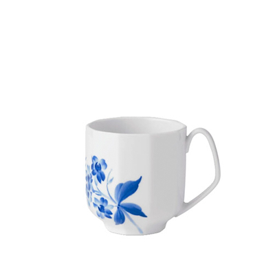 Royal Copenhagen Blomst krus Levkøj blå 33 cl