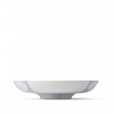 Royal Copenhagen Blå Mega Riflet fad blå 34 cm