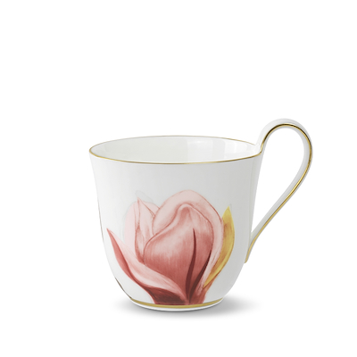 Royal Copenhagen Flora højhankskop rød 33 cl
