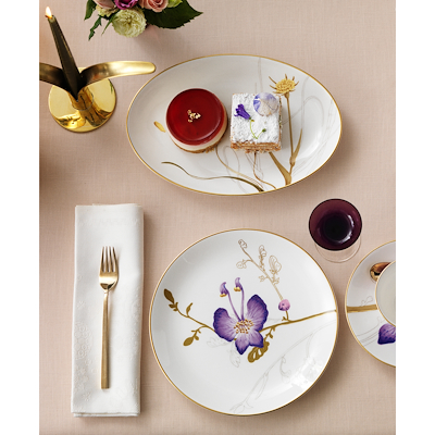 Royal Copenhagen Flora tallerken Stedmoder 19 cm