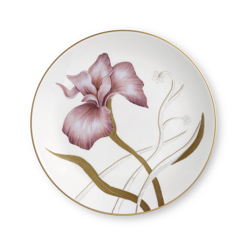 Royal Copenhagen Flora tallerken Iris 19 cm