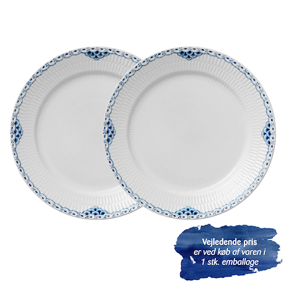 Royal Copenhagen Prinsesse Tallerken 27 cm 2 stk.