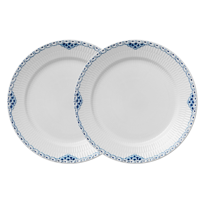 Royal Copenhagen Prinsesse Tallerken 27 cm 2 stk.