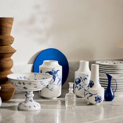 Royal Copenhagen Blomst vase snerle 19 cm