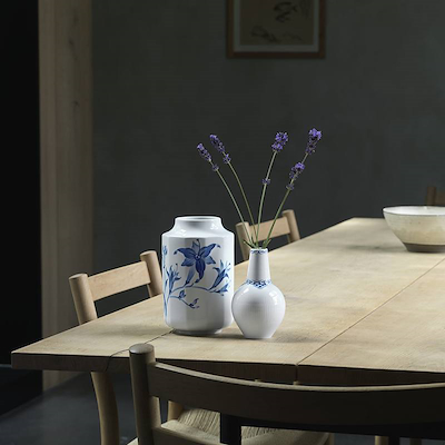 Royal Copenhagen Prinsesse vase blå 15 cm