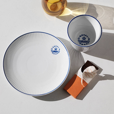 Royal Copenhagen Blueline Coupe Tallerken 19 cm