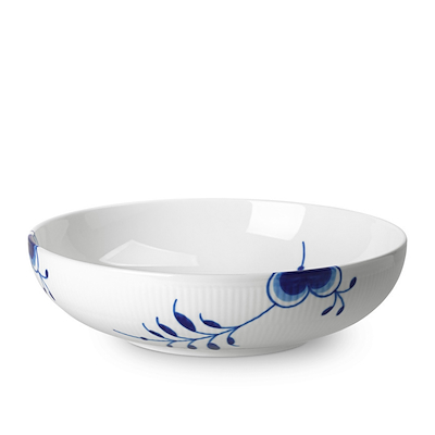Royal Copenhagen Blå Mega Riflet skål 240 cl