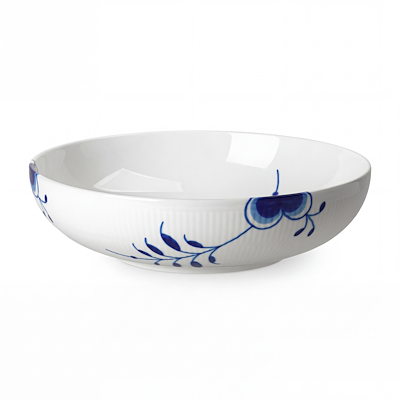 Royal Copenhagen Blå Mega Riflet skål 240 cl