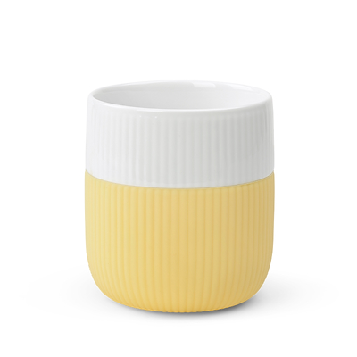 Royal Copenhagen Riflet Contrast krus gul 35 cl