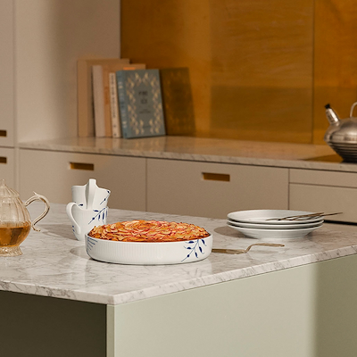 Royal Copenhagen Blå Mega Riflet højhankskop 25 cl