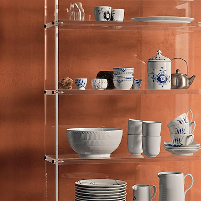 Royal Copenhagen Prinsesse skål 2 stk. blå