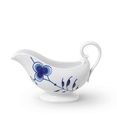 Royal Copenhagen blå Mega Riflet sovseskål blå