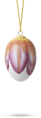 Royal Copenhagen påskeæg 2022 tulipan lilla H10 cm