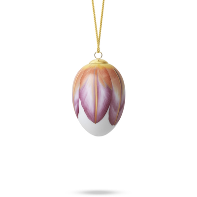 Royal Copenhagen påskeæg 2022 tulipan lilla H10 cm