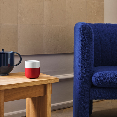 Royal Copenhagen Riflet Contrast krus julestjerne 35 cl