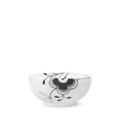 Royal Copenhagen Sort Mega Riflet skål 24 cl Ø 11 cm