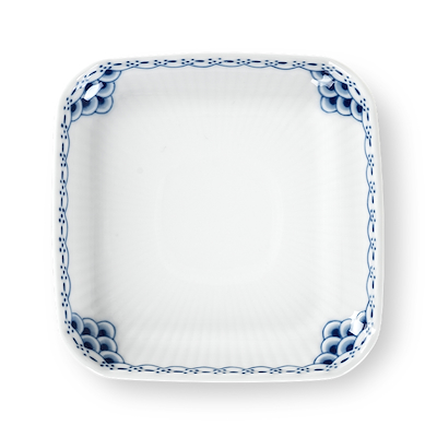 Royal Copenhagen Prinsesse firkantet tallerken 10 cm