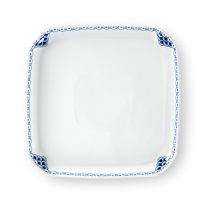 Royal Copenhagen Prinsesse firkantet tallerken 21 cm